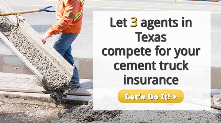 Texas Cement Truck Insurance Quotes