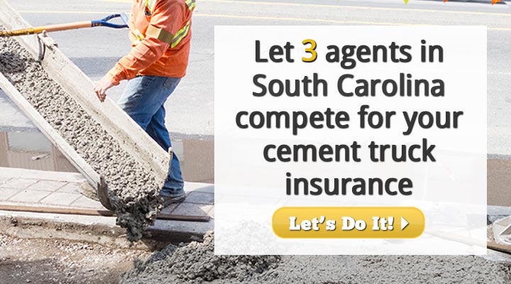 South Carolina Cement Truck Insurance Quotes